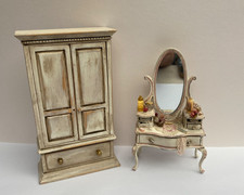 AGED & PAINTED WARDROBE &