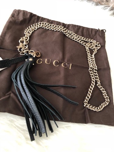 Nwt auth gucci black leather - nwt,