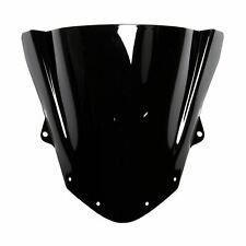 MPW Double Bubble Black Windshield Screen for Kawasaki ZX-6R Ninja 08-15