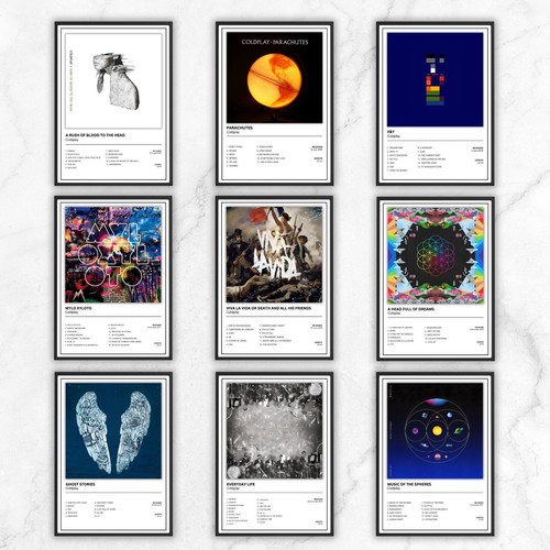 Coldplay album poster - coldplay, full