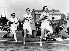 Chris Brasher leads from Roger