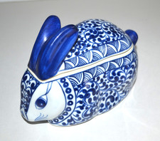 CERAMIC RABBIT JEWELRY/TRINKET