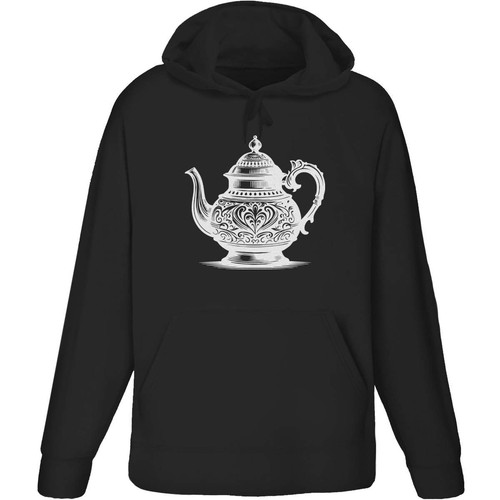 Fancy teapot adult hoodie - 'fancy, /