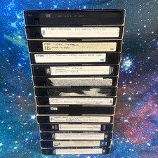 Blank VHS Video Cassette Tapes old TV Recordings Blank Bundle Job Lot