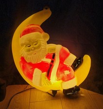 Vintage Santa on Moon Blow