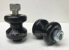 KTM 990 SMT 2008 R&G Pair cotton reels paddock stand bobbins | Black