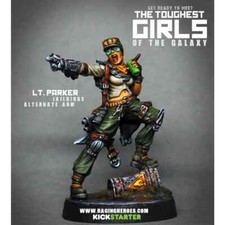 Raging Heroes The Jailbirds Lieutenant Parker (JB) (HDA020) W40K Imperial Guard