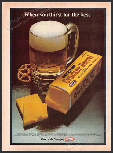 Cracker barrel cheese 1970s - cracker,