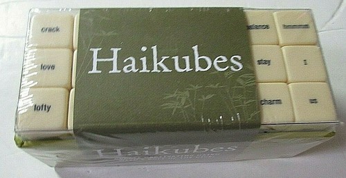 Haikubes cube game - new, /