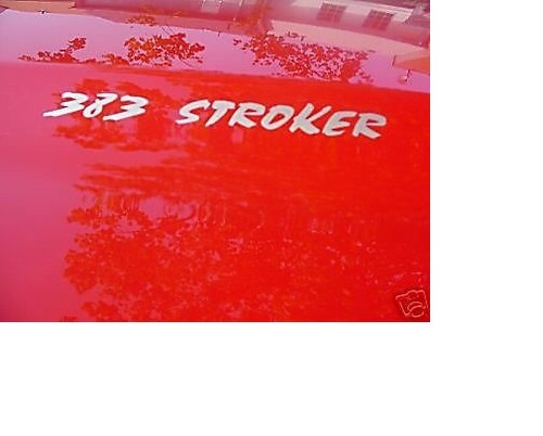 383 stroker hood - -, (set