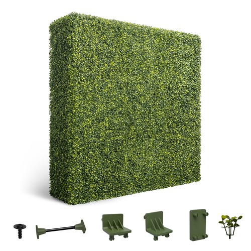 Artificial boxwood hedge wall - artificial,