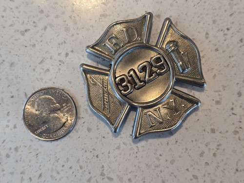 Fdny fireman badge pin - badge, maltese