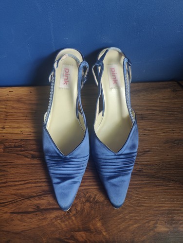 Pink paradox blue satin - pink,