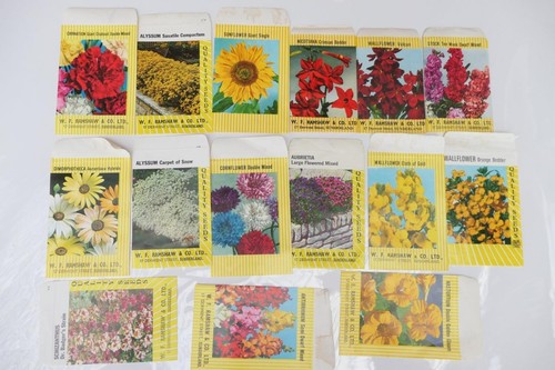 Vintage used seed packets - used,