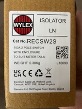 Wylex 100A 2-Pole Isolator