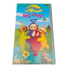 Teletubbies Kids VHS Tape Rare Vintage Kids TV Series BBC Big Hug 1996