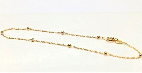 9ct gold bracelet inch - 9ct,