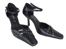 Vintage heels black - vintage, leather