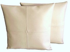 2 Cream Check Faux Leather