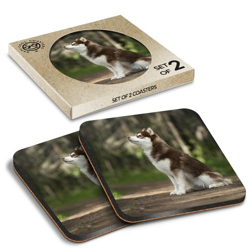 Boxed square coasters - x,