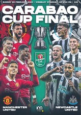 CARABAO LEAGUE CUP FINAL 2023 Newcastle v Manchester United - Official programme