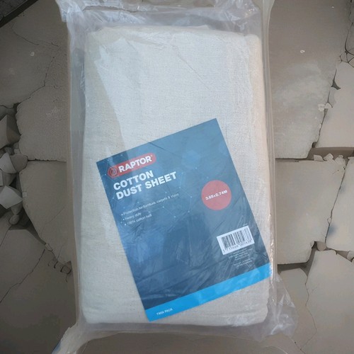 Cotton dust sheets - x2,