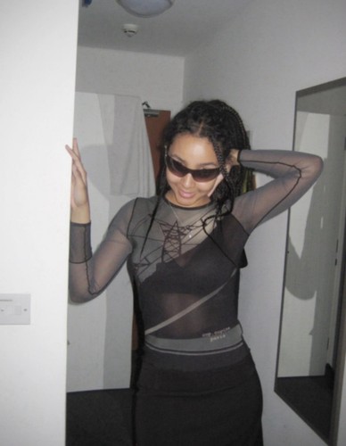 Cop copine sheer mesh graphic - copine,