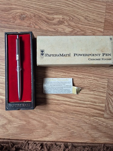 Vintage paper mate powerpoint - mate,