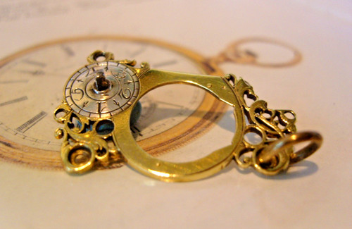 Pocket watch chain fob - watch,