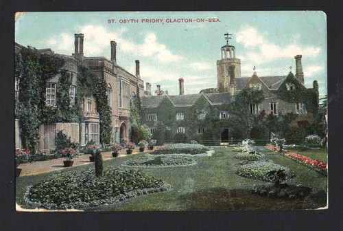 Old postcard osyth priory - postcard:st.,