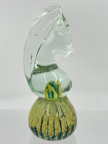 Vintage mdina glass - mdina, seahorse
