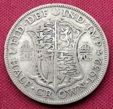 1932 HALF CROWN 2/6 SILVER KGV