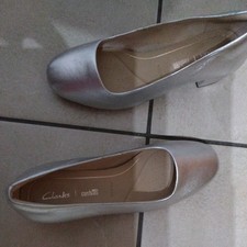 Clarks Silver Shoes Soft