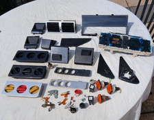 Peugeot 205 gti car parts and interior trim.