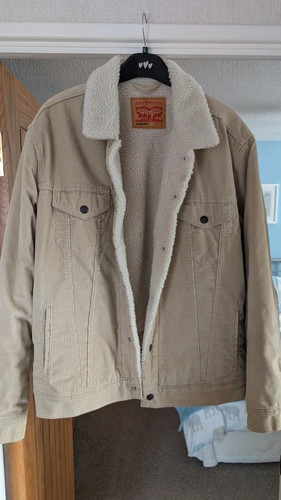 Levi big beige corduroy - e,