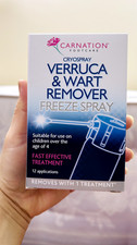 CARNATION Verruca and Wart Remover Freeze Spray Treatment UK Stock Free Delivery