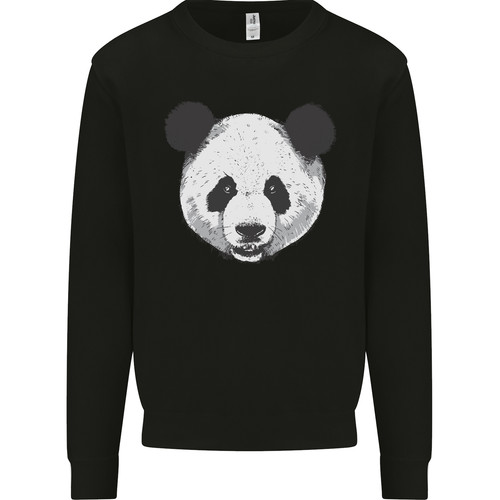 Panda bear face - bear, mens
