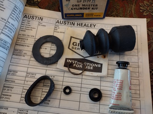 Brake master cylinder kit - cylinder,