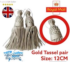 Silver bullion tassels - bullion,