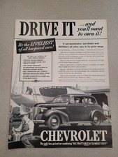 1939 VTG Original Magazine Ad