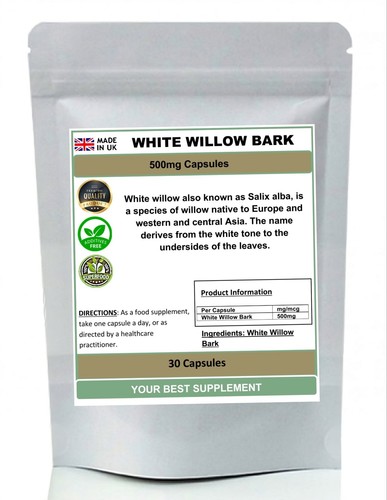 White willow bark capsules - white,
