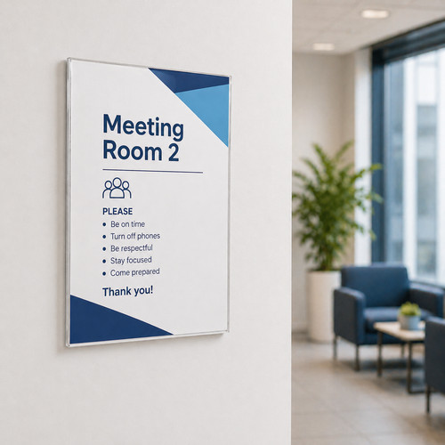 Acrylic wall poster - wall,