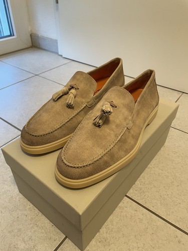 Santoni mens tassel loafer - santoni,