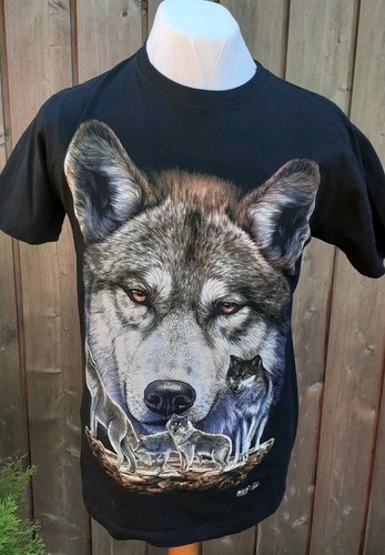 Wild wolf cotton shirt - cotton,
