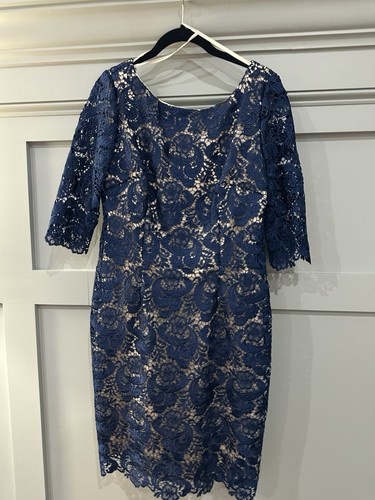 Eliza women navy blue lace - eliza, j