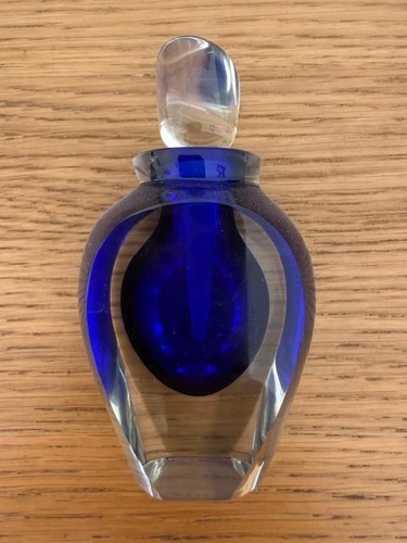 Correia art glass cobalt - art,