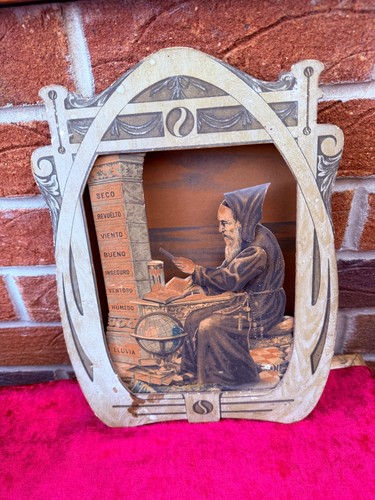 Antique spanish weather friar - spanish,