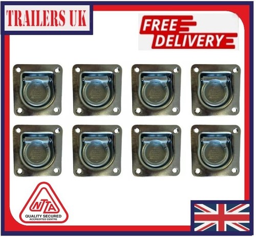 Recessed flush fit lashing - 8, recessed/flush