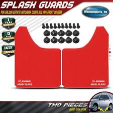 2x Red Universal Splash Guards Mud Flaps Mudguards for Mercedes Benz All Models