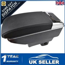UK Armrest Central Console Duel Storage Box Leather For Suzuki Swift 2005 - 2020